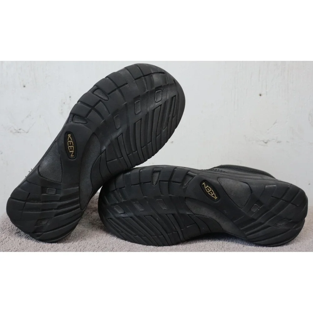 KEEN Austin Mens Black Leather Oxford Shoes Size 11.5‎ US